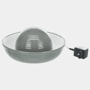 Bebedero automático de cerámica para perros con diseño elegante y sistema de filtrado de agua, ideal para mantener a las mascotas hidratadas