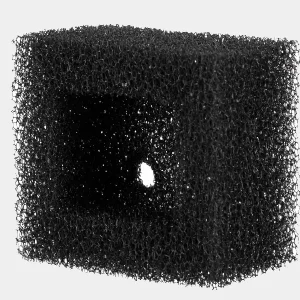 Imagen detallada de un filtro de repuesto para el bebedero de cerámica Vital Flow, mostrando la textura porosa para una filtración superior