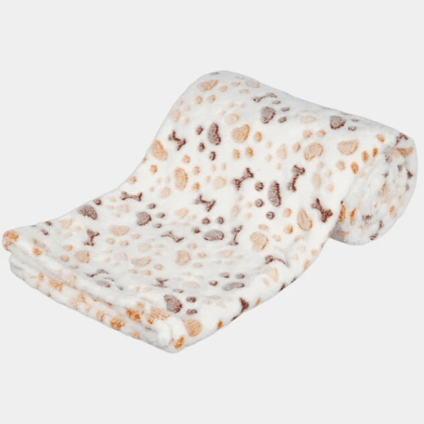 Manta para perros antipelos en diseño atractivo y tejido suave, ideal para el descanso y la limpieza del hogar