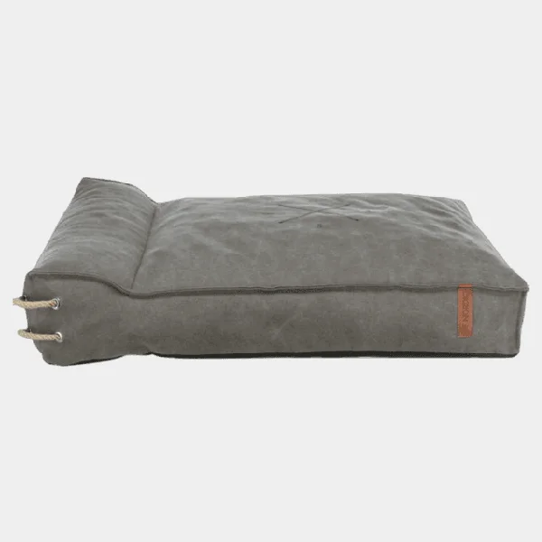 Cojín para perros Föhr Be Nordic gris con relleno de alta comodidad y base antideslizante