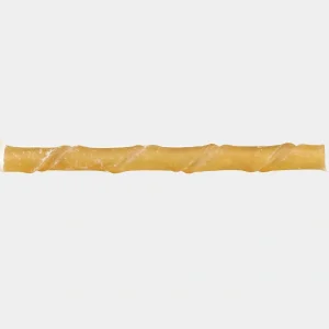 Rollito prensado para mascotas, un premio monoproteico de piel de vacuno deshidratada, ideal para el entrenamiento y la salud dental de tu perro