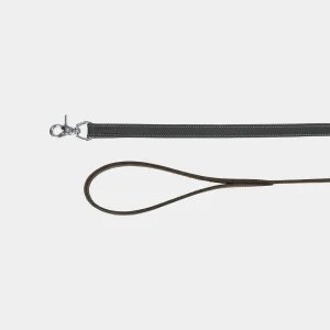 Correa de adiestramiento de cuero para perros con enganche de gatillo y asa ergonómica, marca Trixie