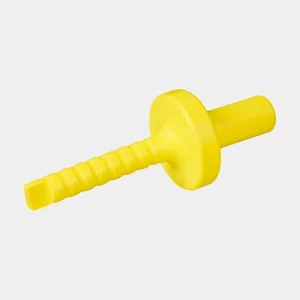 Juguete de agua para perros Aqua Toy Mot-Aqua de color amarillo, diseñado para flotar y ser fácil de agarrar