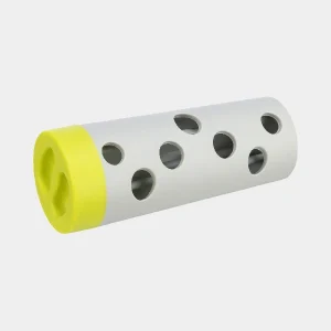 Juguete para perros Snack Roll Trixie de plástico y caucho, con múltiples agujeros para dispensar golosinas