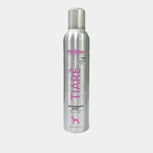 Desodorante para mascotas PetShine Tiaré en spray, ideal para eliminar olores en perros y gatos