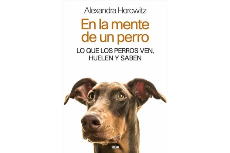 Portada del libro 'En la mente de un perro' de Alexandra Horowitz, con la imagen de un perro de color marrón mirando al frente